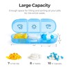 AUVON Weekly Pill Organizer 3 Times a Day, Large Pill