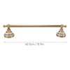 40.5cm Bathroom Towel Bar Copper Bath Towel Rack Single Towel
