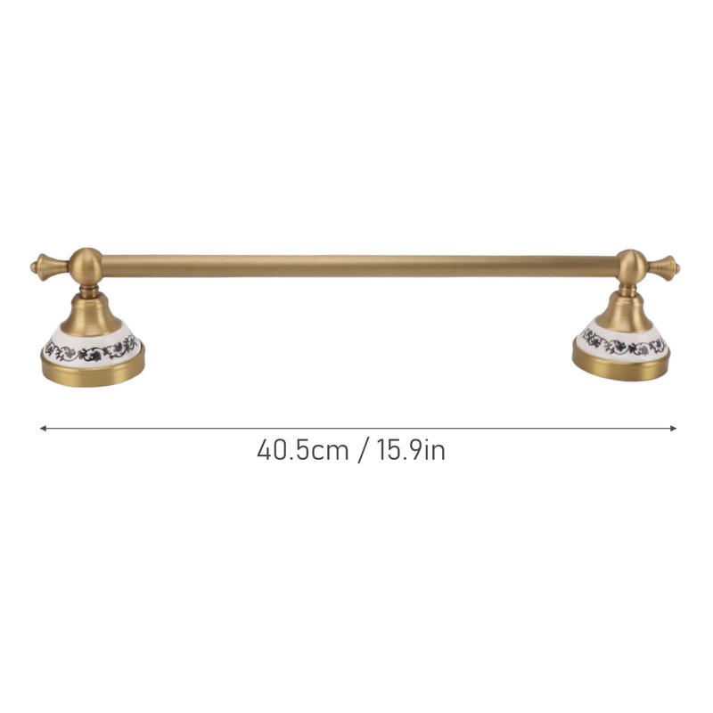 40.5cm Bathroom Towel Bar Copper Bath Towel Rack Single Towel