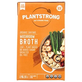 Plant-Strong Organic Shiitake Mushroom Broth, 16.9 FZ