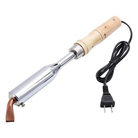 Soldering Iron Kit, 1 Piece 220V Electric Soldering Iron, Beautifully Welded Chisel, Pointed, Wooden Handle, Good Soldering Tool, Fast Heating Time for Welding