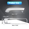 X AUTOHAUX 4pcs Chrome Plated ABS Exterior Side Door Handle