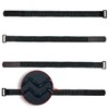 FrogJim 4 x Velcro Cable Ties 50 cm Black with