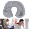 U Shape Neck Pillow Inflatable Soft Comfortable Ergonomic Design Neck