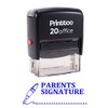 Printtoo Parents Signature Self Inking Rubber Stamp Office Stationary Custom