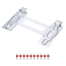 PATIKIL Air Conditioner Wall Mount Bracket, Indoor Internal Unit Universal Hanging Plate Hook Support Bracket Board Adjustable for HVAC
