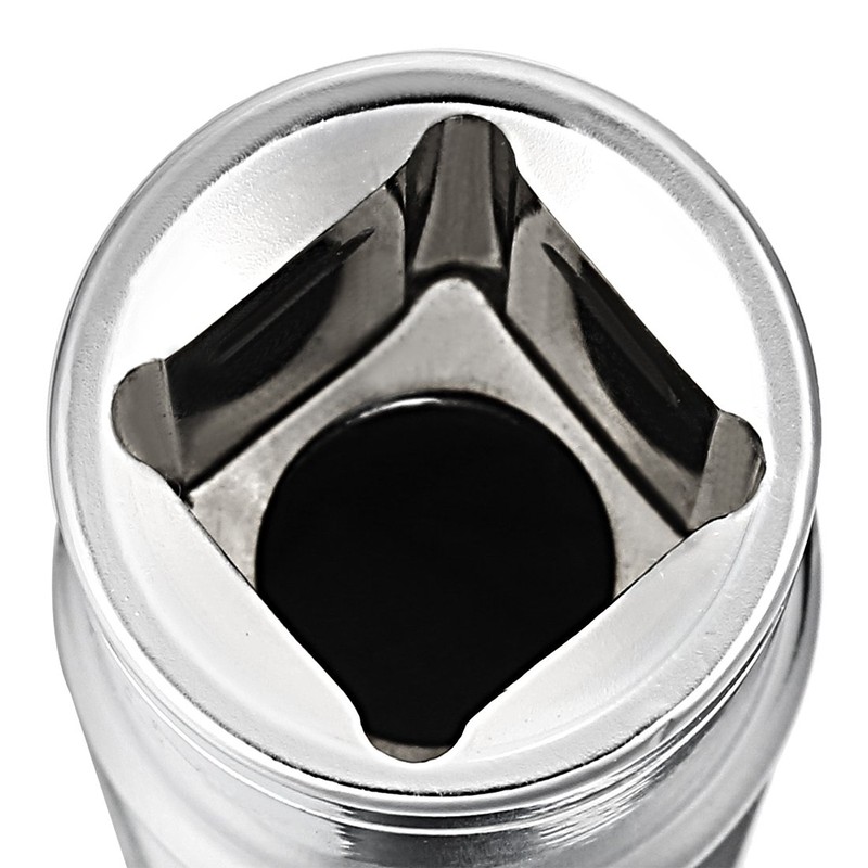 uxcell 1/2-Inch Drive 15mm 6-Point Shallow Socket, Metric, Cr-V