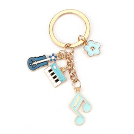 Tranbath Creative Keyring with Piano Shaped Music Design for Girlfriends Birthday Gift, Small Gifts for Women, Gift for Good Friend, Gift Idea for Birthday Wife