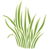 Grass Stencil - 25.5 x 29 cm (L) - Reusable