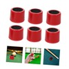 Kisangel 6pcs Billiard Cue Tip Shaper Durable Plastic Burnisher File