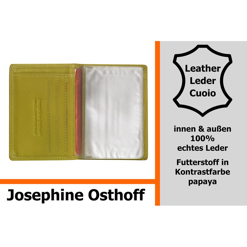 Josephine Osthoff Handtaschen-Manufaktur Men's Ec et Étui Pour Carte D'identité