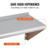 18\" X 72\" Stainless Steel Wall Mounted Floating Shelving Commercial