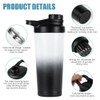 ACWOO ACWOO 750 ml Stainless Steel Protein Shaker Thermosbecher,Shaker Protein