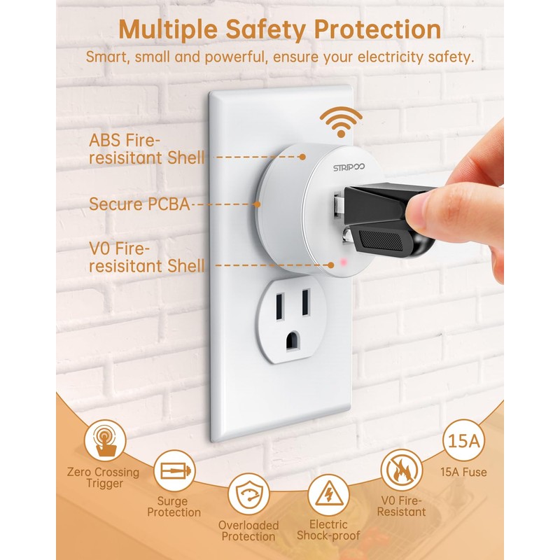 STRIPOO Garbage Disposal Wireless Switch Kit, Remote Control Outlet, Garbage