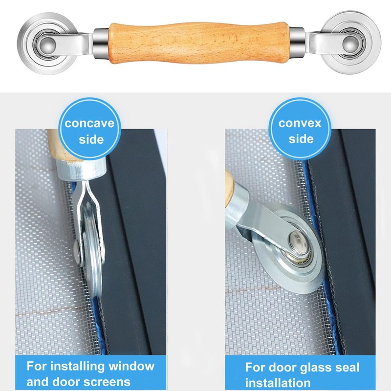 4 in 1 Window Screen Repair Kit Including Window Screen