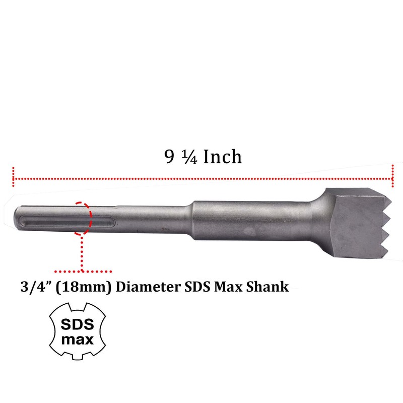 ACTINTOOL 9 1/4 Inch SDS Max Bushing Tool, 1 1/2