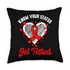 Know Your Status Get Tested HIV AIDS Awareness Campaign Throw