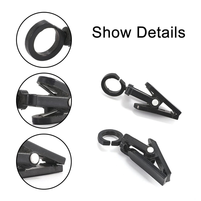 NA 40 Pcs Plastic Windproof Clips Party Wire Light Clips