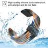 Strap for Garmin Instinct,22mm Soft Stretchy Nylon Precise Magnetic attraction