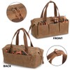 Heavy Duty 18-Inch Tool Bag with 12 Pockets, Large Zippered