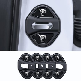MAXDOOL 4Pcs Car Door Lock Latches Covers for Jaguar