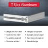 8020, 1050, 10 Series 1 Inch x 0.5 Inch T-Slotted