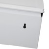 Toilet Paper Holder with Shelf Space Aluminum Waterproof Wall Mounted
