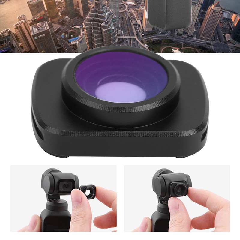 Portable Wide Angle Camera Lens Magnetic Anamorphic Lens for DJI