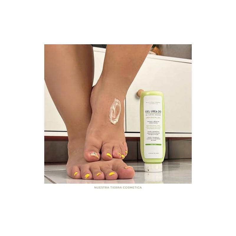 Nuestra Tierra Cosmetica Gel Urea 20 Hidratante Corporal, Crema para