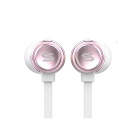 SOUL SC300 Wired Earphones, Type C, Mute Button, Volume Control, Type-C (LIGHT PINK)
