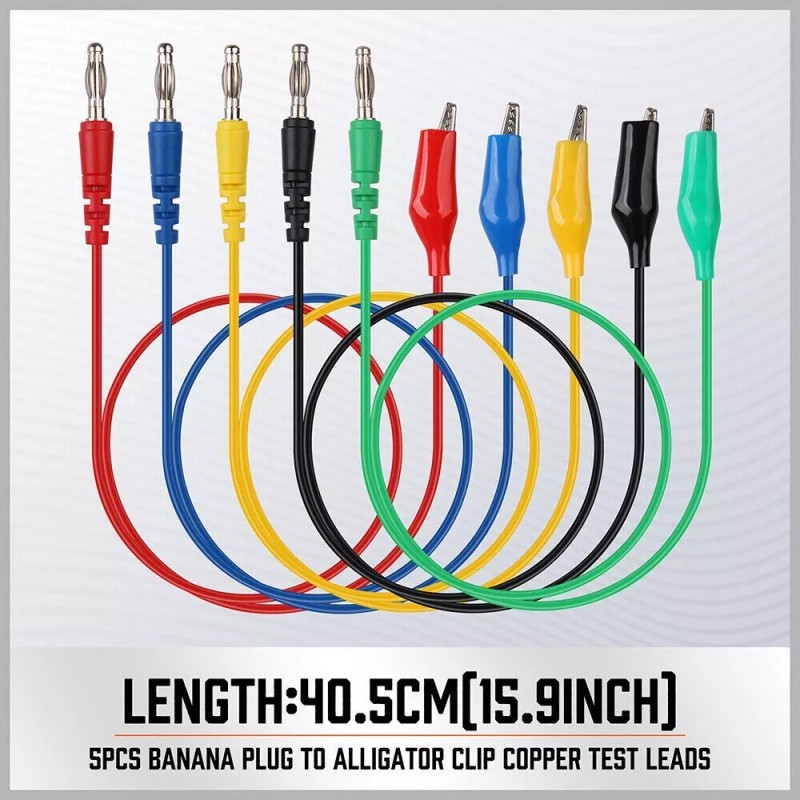 Frentaly 22Pcs Automotive Back Probe Kit Multimeter Test Leads Alligator