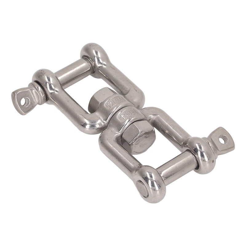 304 Stainless Steel Double Jaw Shackle Rustproof Universal Jaw Anchor