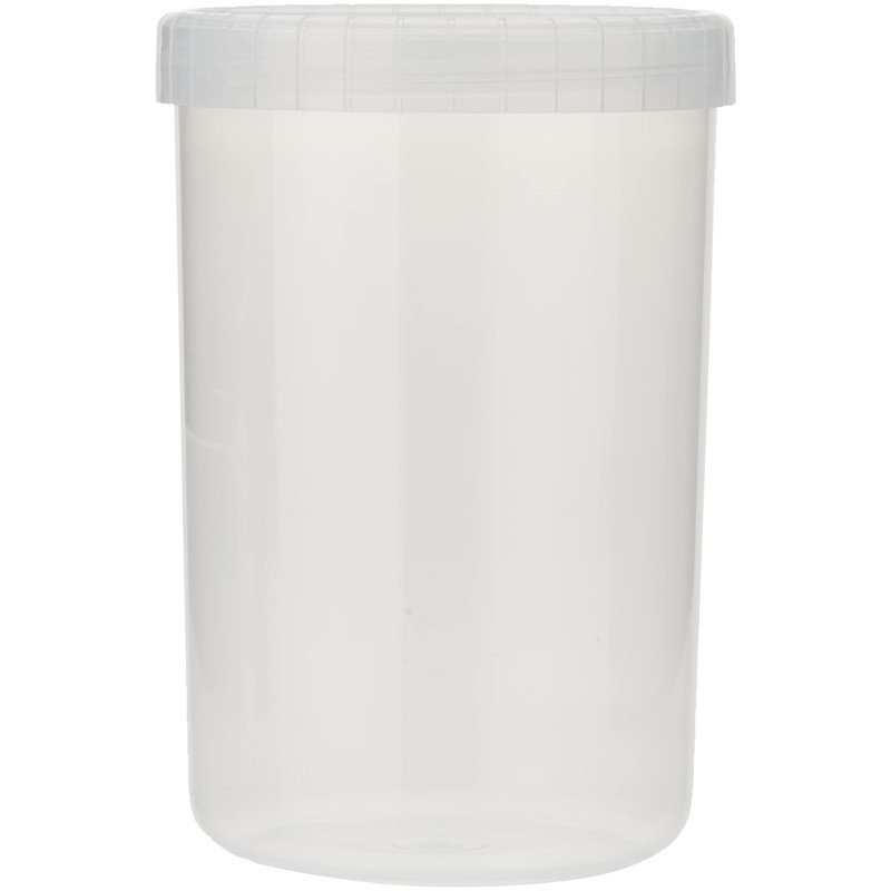 Décor Container Screw Top Container, 1L, Clear Large, 1, Piece