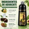 Shampoo para Canas, Hair Dye Shampoo Cubre Canas al Instante,