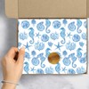 JarThenaAMCS 60 Sheets Ocean Tissue Paper Blue Seahorse Shell Coral