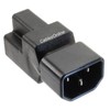 CablesOnline 5-Pack IEC 320 C14 Male to Nema 5-15R Female