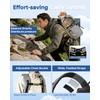 Hiking Dog Carrier Backpack, Padded Height-Enhancing Design, Adjustable Waist Cushioning