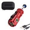 UNROEVS XC01 2550 lumens Mini Flashlight Rechargeable, Super Bright Magnetic
