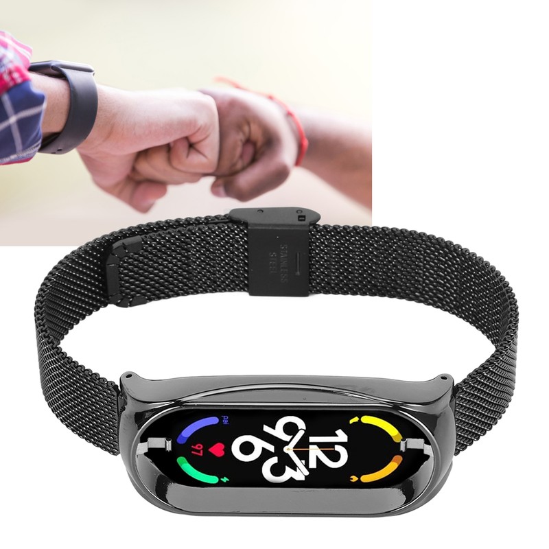 Stainless Steel Mesh Strap Fashionable Breathable Flexible Replacement Band Accessory
