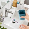 Toothbrush Holder for Bathroom, Bathroom Organizer Storage Set with 2