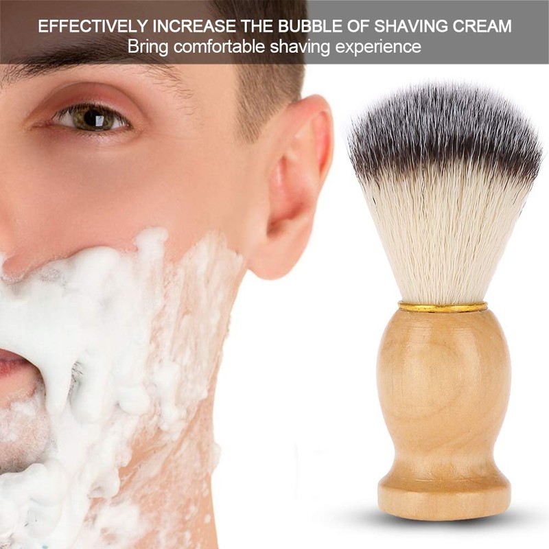 Shaving Brush, Shaving Brush, Beard Brush, Barber Brush, Fiber Bristle,