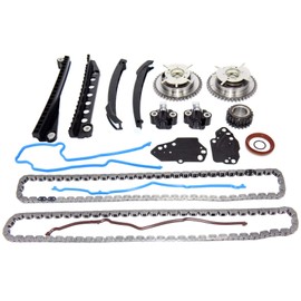 Timing Chain Kit 5.4L Triton 3V Engine Camshaft Timing Cam Phaser Fit for 2005-2010 Ford F150 F250 F350 Super Duty, Ford Expedition & Lincoln Mark LT, Navigator 18pcs