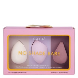 CALA - "No shade babe" esponjas para mezclar base/maquillaje (3 piezas, tonos piel)