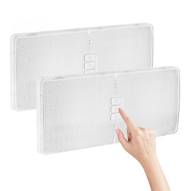 BlueFire 1800 LM Dimmable RV LED Interior Lights,DC12-30V Fixture with 3 Color Temperature, 3500-6500K Upgraded Brightness RV Ceiling LED Lights for RV/Campers/Motorhomes/Trailer/Boat (2-Pack)