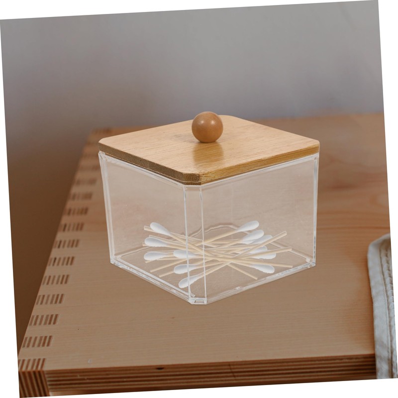 SHOWERORO Makeup Sponge and Cotton Pad Organizer Dustproof Lid Storage