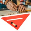 Triangle Ruler，Plastic Composite Speed Square Layout Tool, Triangle Ruler 45
