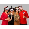 10pcs Cat Masks Therian Masks made of White Paper for