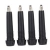 Mipcase 4pcs Trekking Pole Replacement Tips Walking Sticks Tip Trekking