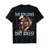 This boy loves dirt bikes, Kids Dirt Bike T-Shirt