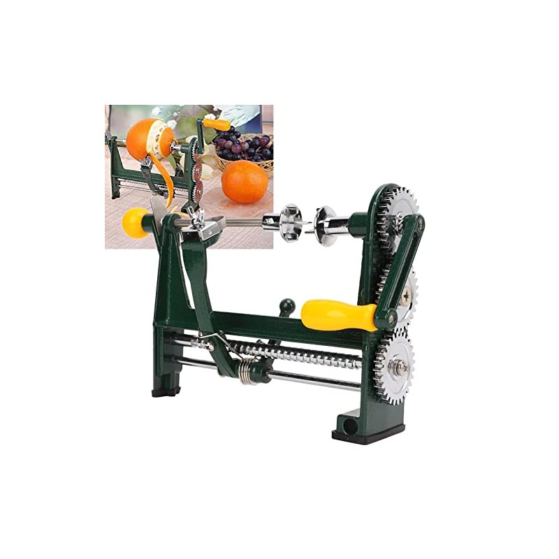 CHICIRIS Stainless Steel Slicer and Corer, Orange Peeler with Clamp